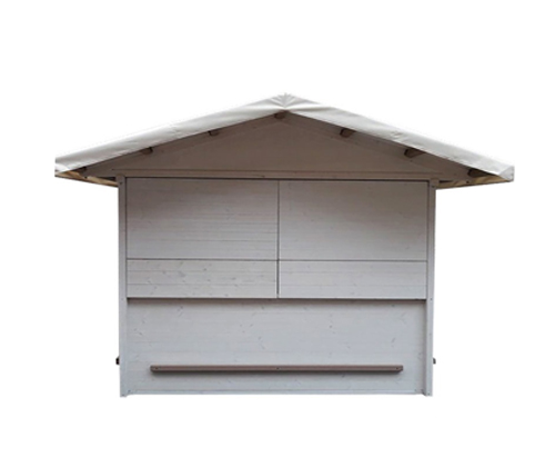 Casetta di legno grande per mercatini